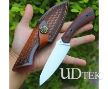 Two-color G10 outdoor small straight knife UD2105532
